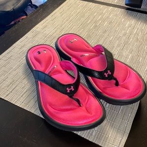 Pink flip flops
